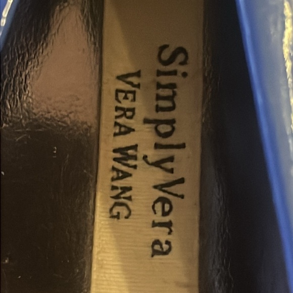 Simply Vera Vera Wang | Cobalt Blue Lime Green Platform Pump Heels 8.5 - Picture 9 of 10